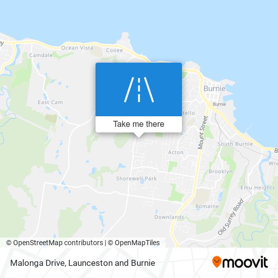 Malonga Drive map