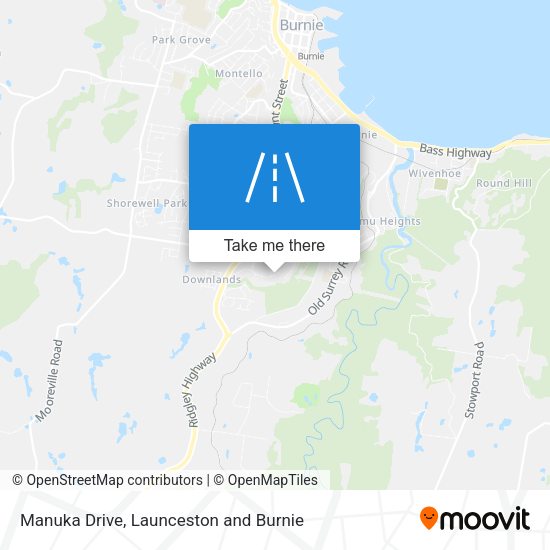 Manuka Drive map