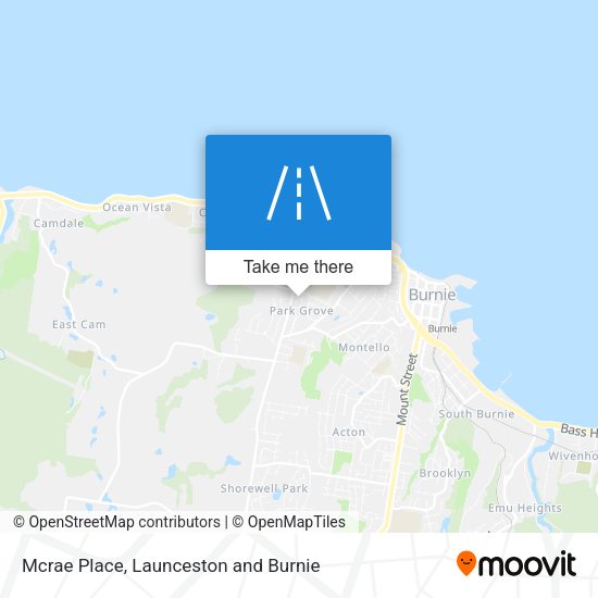 Mcrae Place map