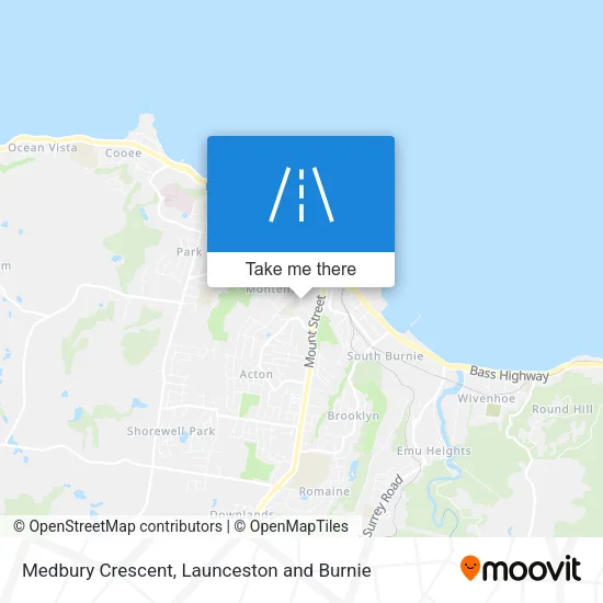 Medbury Crescent map