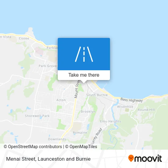 Menai Street map