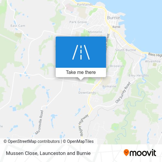 Mussen Close map