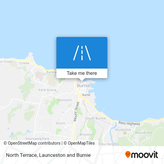 North Terrace map