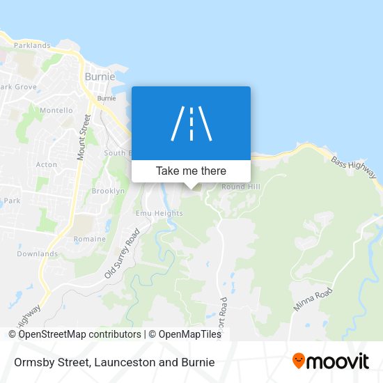 Ormsby Street map