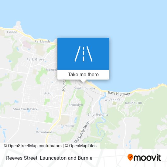 Reeves Street map