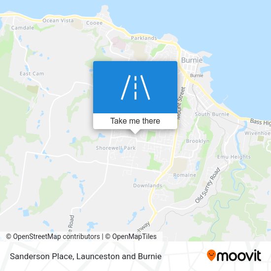 Sanderson Place map