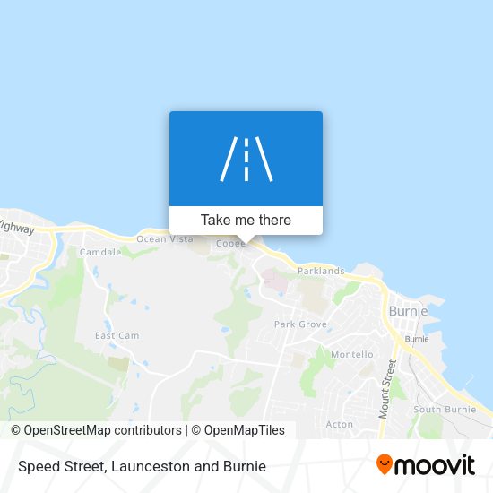Speed Street map