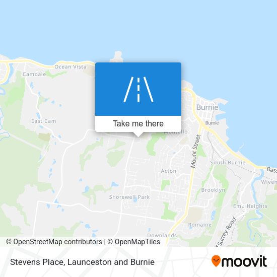 Stevens Place map