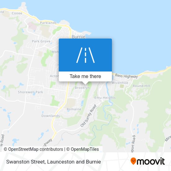 Swanston Street map