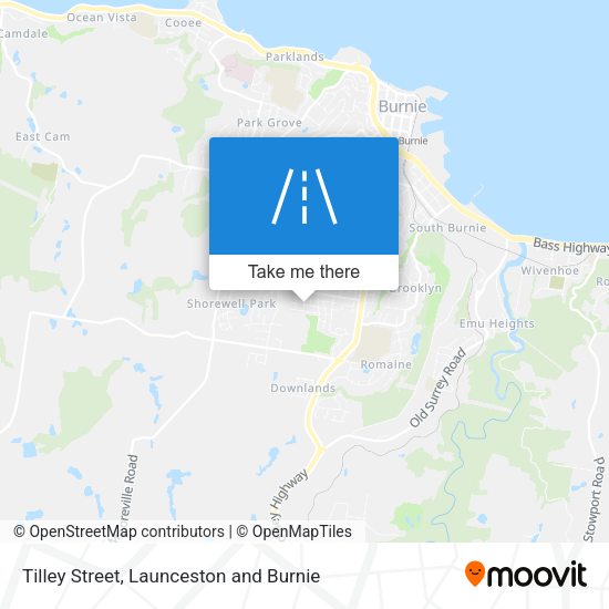 Tilley Street map