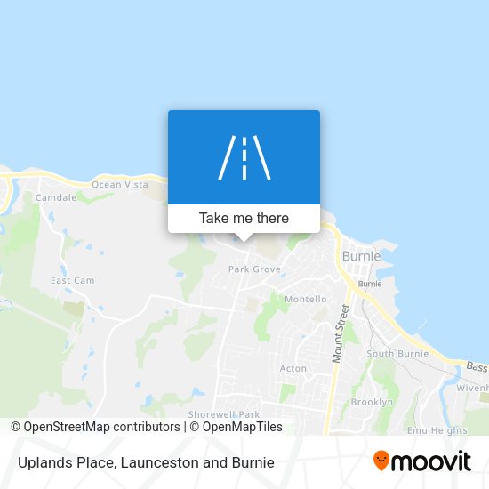 Uplands Place map