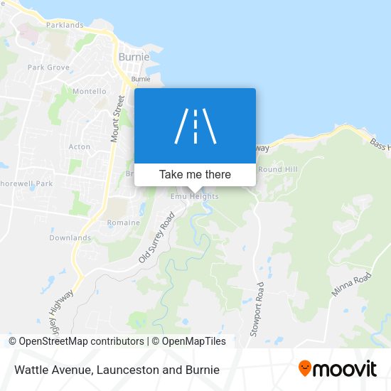 Wattle Avenue map