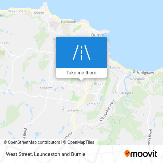 West Street map