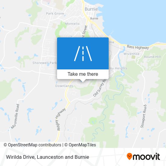 Wirilda Drive map