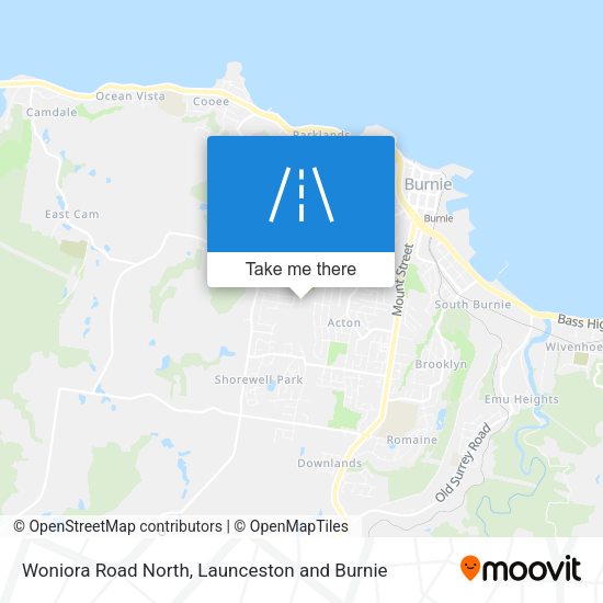 Woniora Road North map