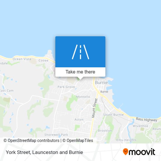 York Street map