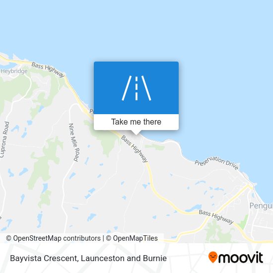 Bayvista Crescent map