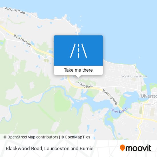 Blackwood Road map