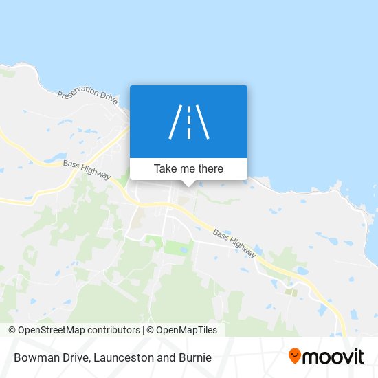 Bowman Drive map