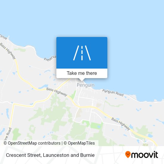 Crescent Street map