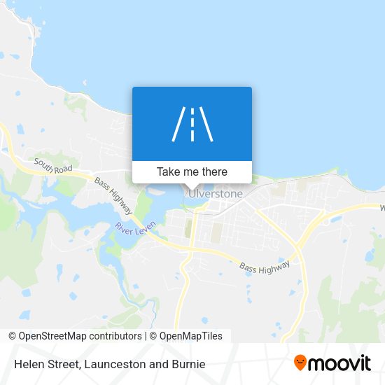 Helen Street map