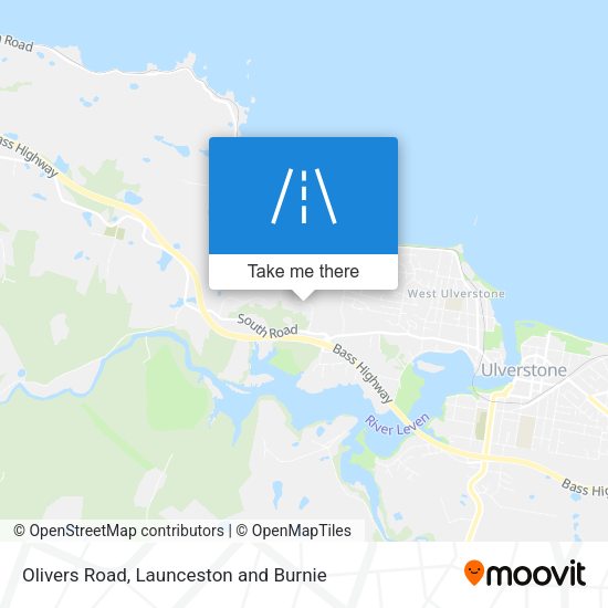 Olivers Road map