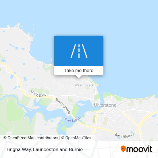 Tingha Way map