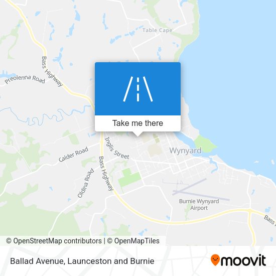 Ballad Avenue map