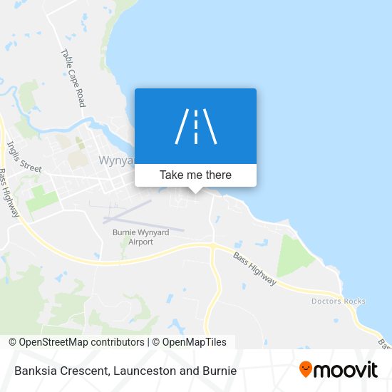 Banksia Crescent map