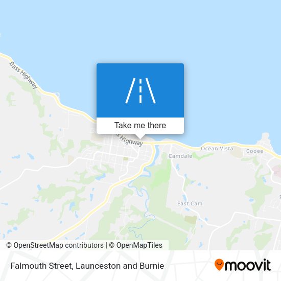 Falmouth Street map
