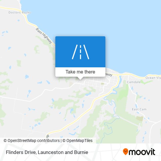 Flinders Drive map
