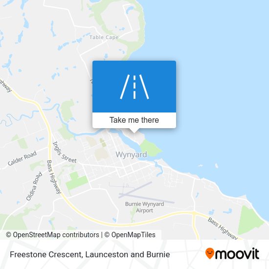 Freestone Crescent map