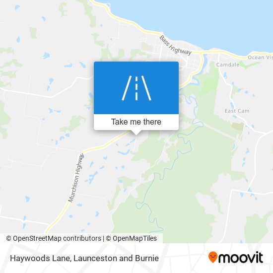 Haywoods Lane map