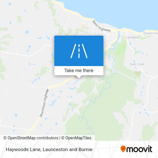 Haywoods Lane map