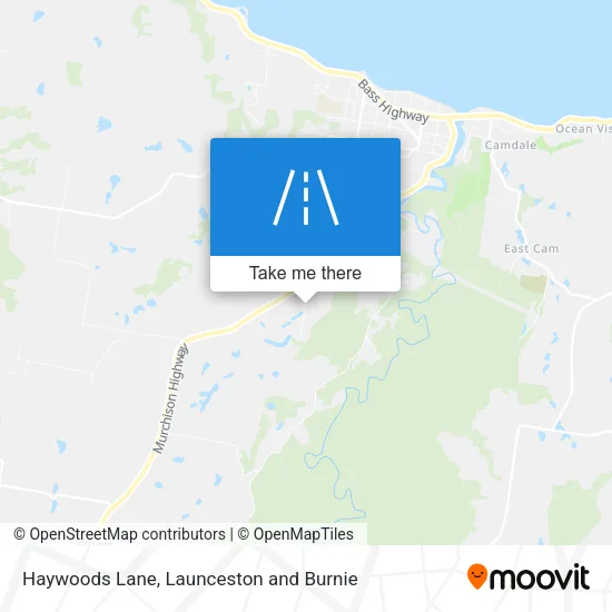 Haywoods Lane map