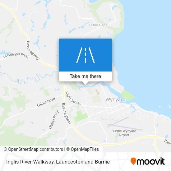 Inglis River Walkway map