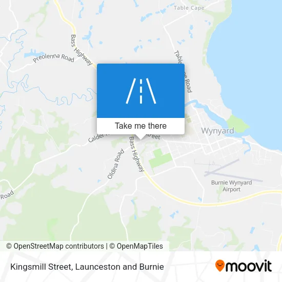 Kingsmill Street map