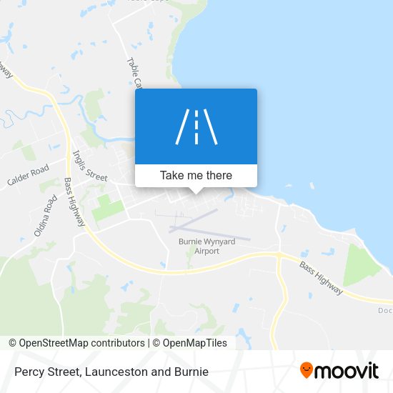 Percy Street map