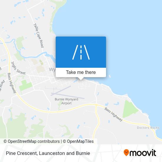 Pine Crescent map