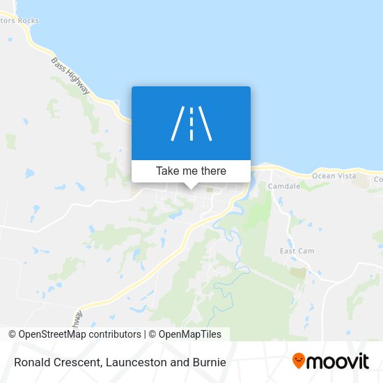 Ronald Crescent map