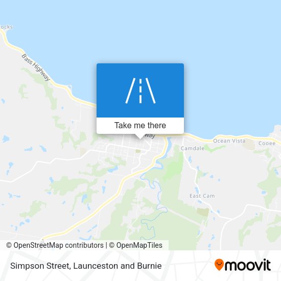 Simpson Street map
