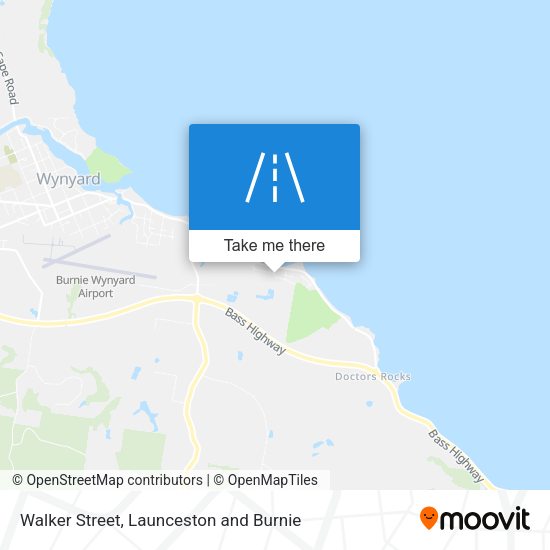 Walker Street map
