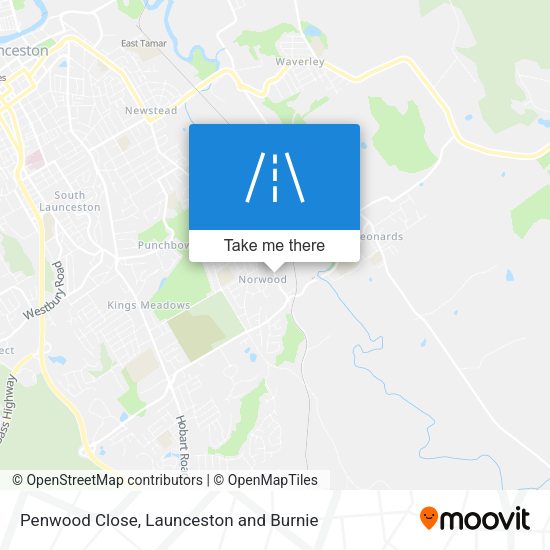 Penwood Close map
