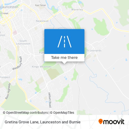 Gretina Grove Lane map