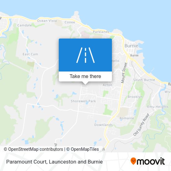Paramount Court map