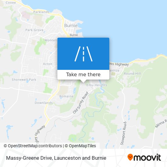 Massy-Greene Drive map