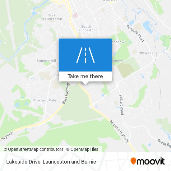 Lakeside Drive map