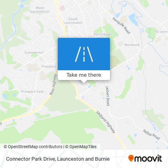 Connector Park Drive map