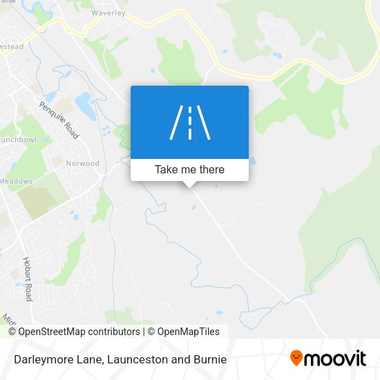 Darleymore Lane map