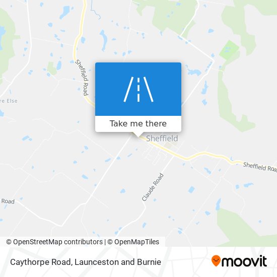Caythorpe Road map